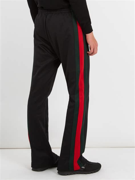 gucci pants men black deium|Gucci trousers for men.